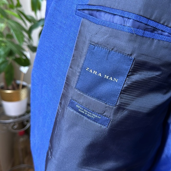 Zara Man Tailored Fit Suit - Size EUR 54 / USA 44 - Picture 3 of 5